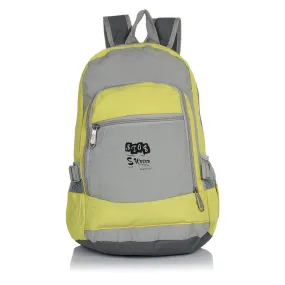 Suntop A87 25 L Backpack(Yellow ,Cream and Grey)
