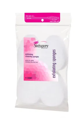 Swisspers Premium 4 pc Exfoliating Sponge