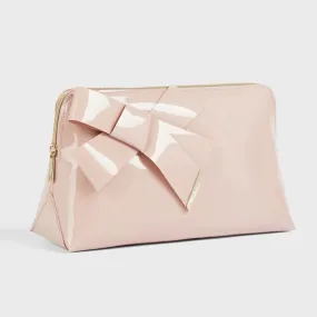 Ted Baker Nicco Knot Bow Washbag In Pink