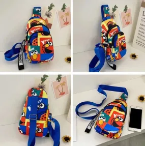 The Cartoon Print Crossbody Bag for Kids