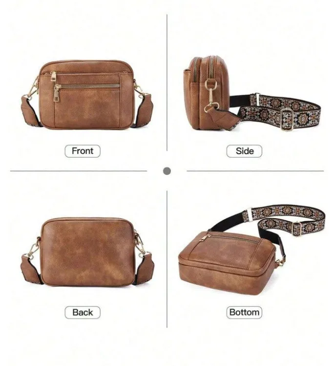 The NATASHA Crossbody Bag (brown)