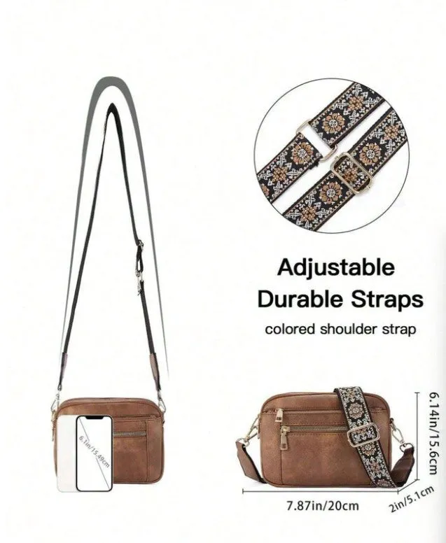 The NATASHA Crossbody Bag (brown)