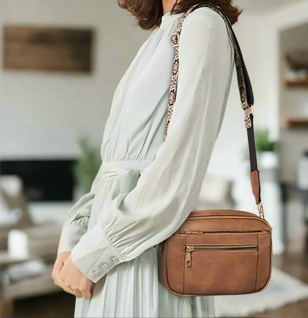 The NATASHA Crossbody Bag (brown)