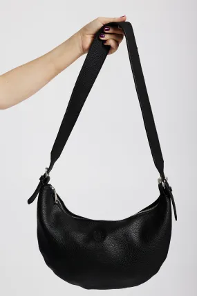 The Round Crossbody in Black