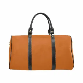 Travel Bag, Leather Carry On Large Luggage Bag, Cinnamon Brown by inQue.Style