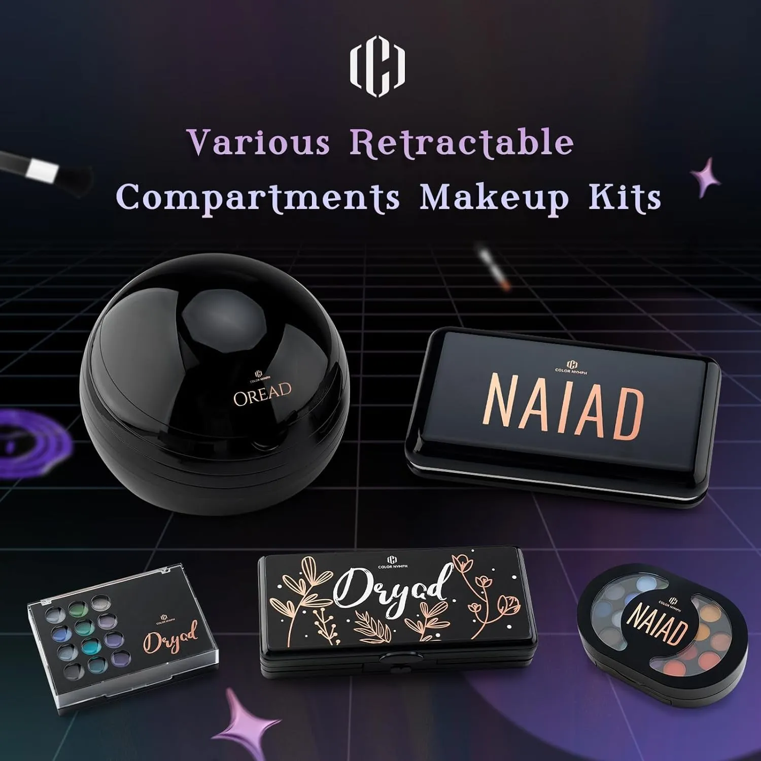 Ultimate Portable Makeup Palette Set for Girls - 24 Colors, Brushes & Mirror Essentials