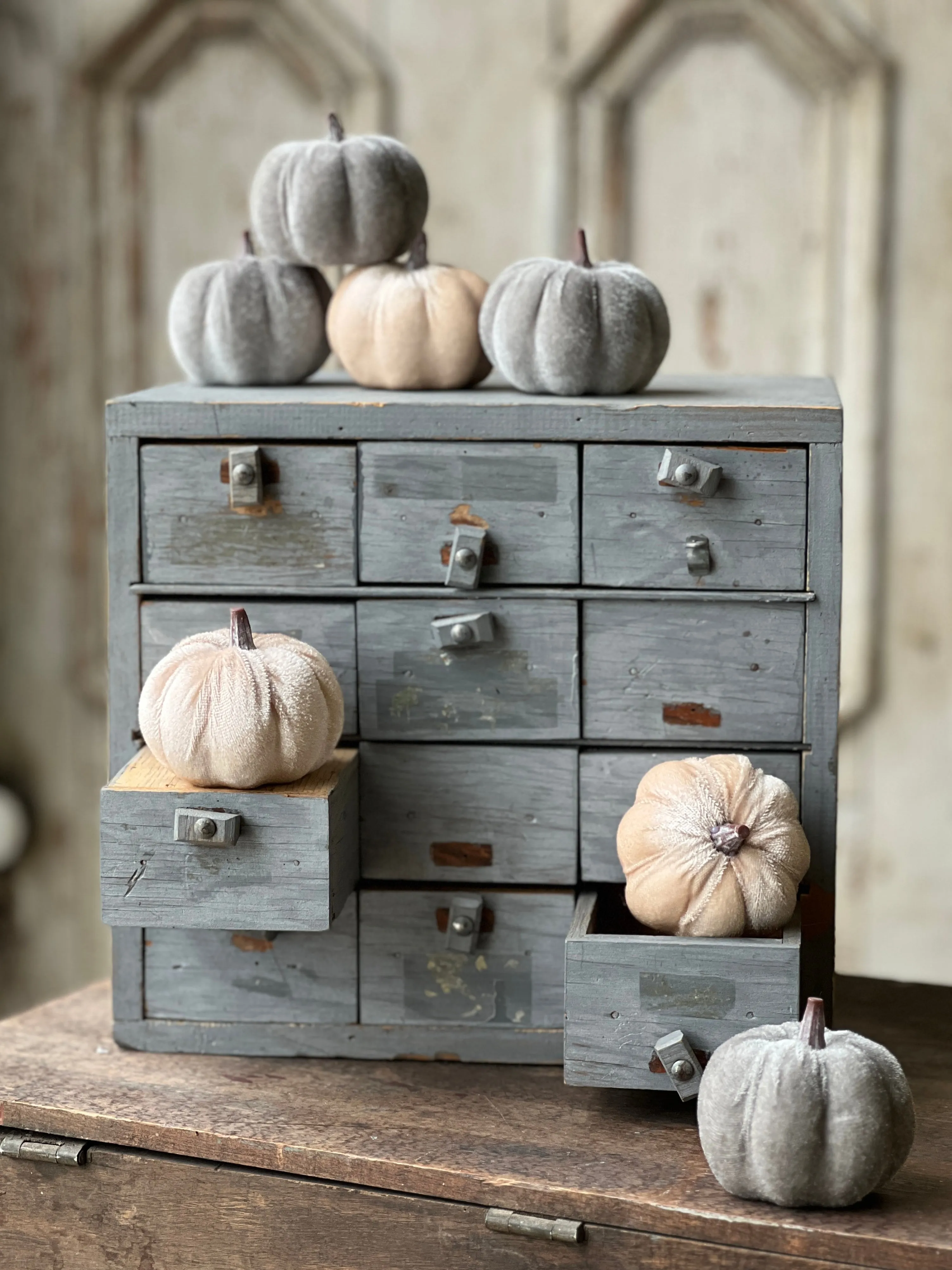 Velveteen Pumpkins | 7 pcs