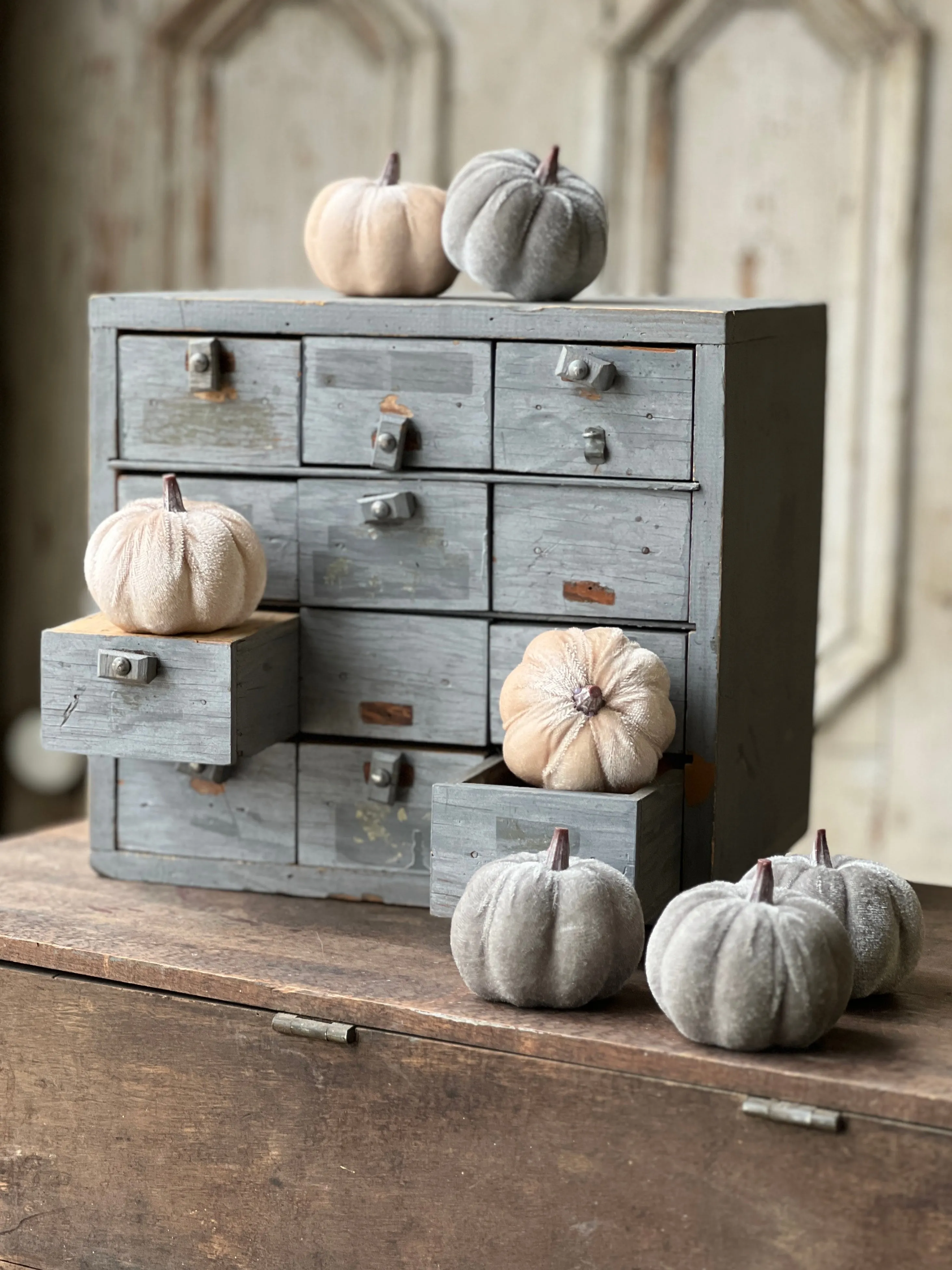 Velveteen Pumpkins | 7 pcs