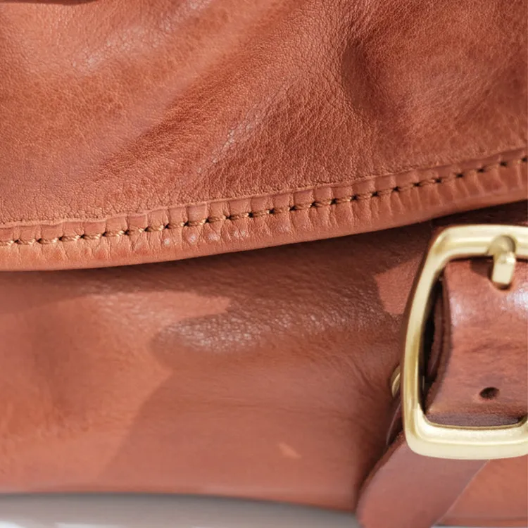 Vintage Women's Leather Satchel Bag Cross Shoulder Bag For Women