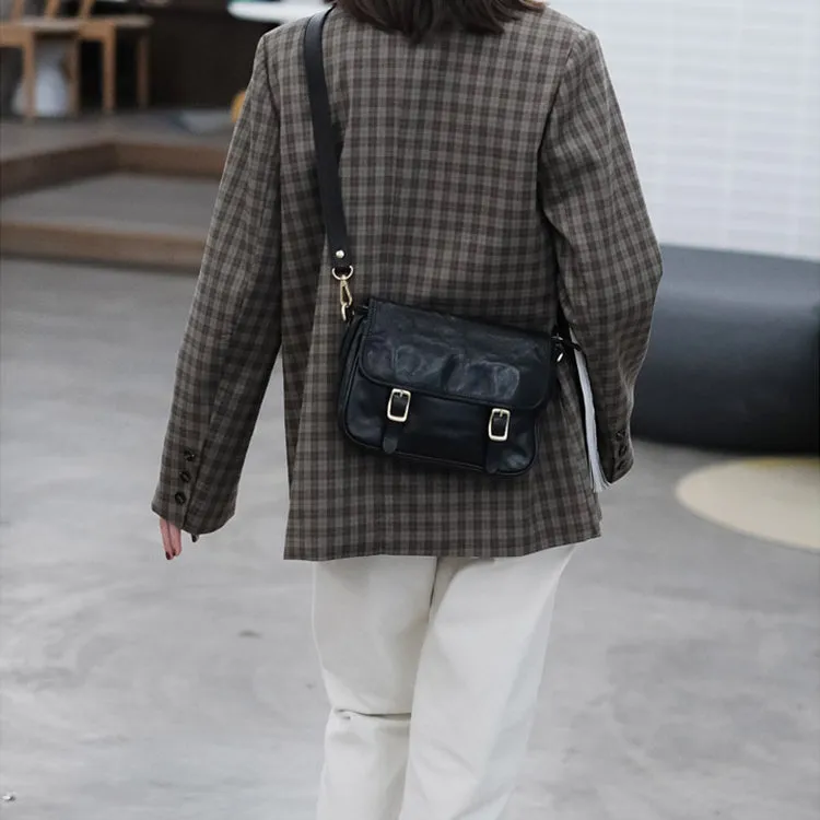 Vintage Women's Leather Satchel Bag Cross Shoulder Bag For Women