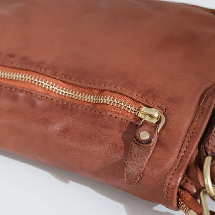 Vintage Women's Leather Satchel Bag Cross Shoulder Bag For Women