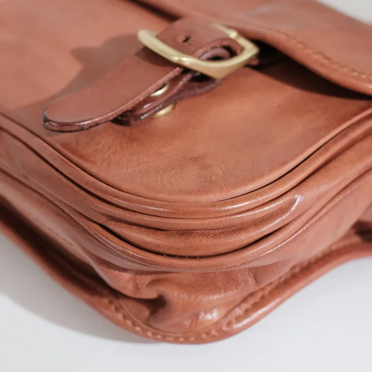 Vintage Women's Leather Satchel Bag Cross Shoulder Bag For Women