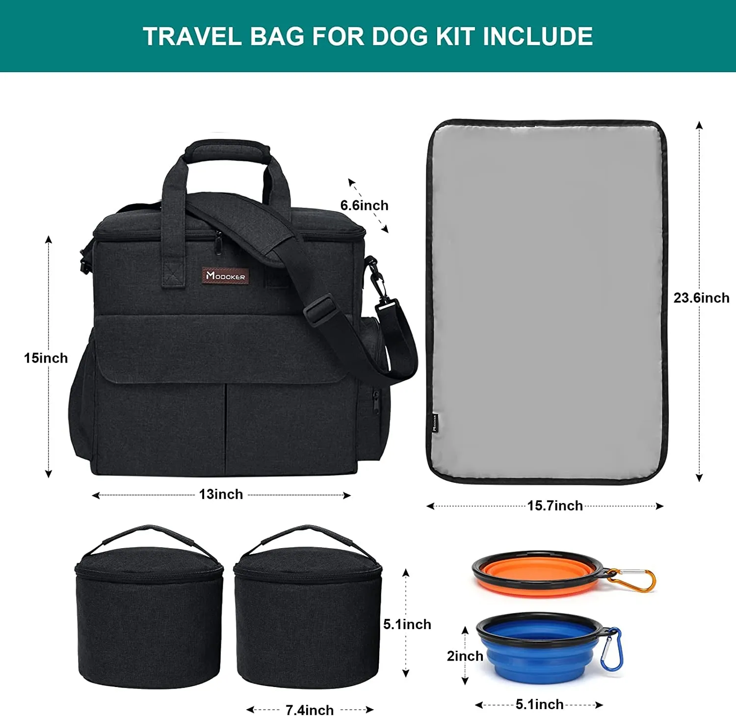 Weekend Dog Travel Kit