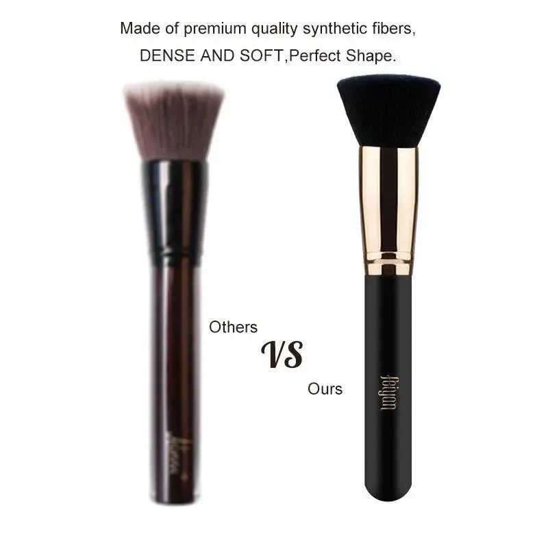 Wood Handle Makeup Brush Set