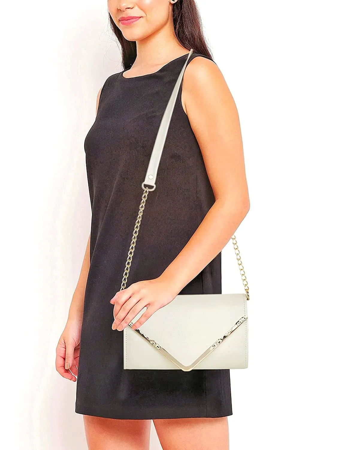 zubstore Crossbody  Off White Colour Slingbag For Womens & Girls