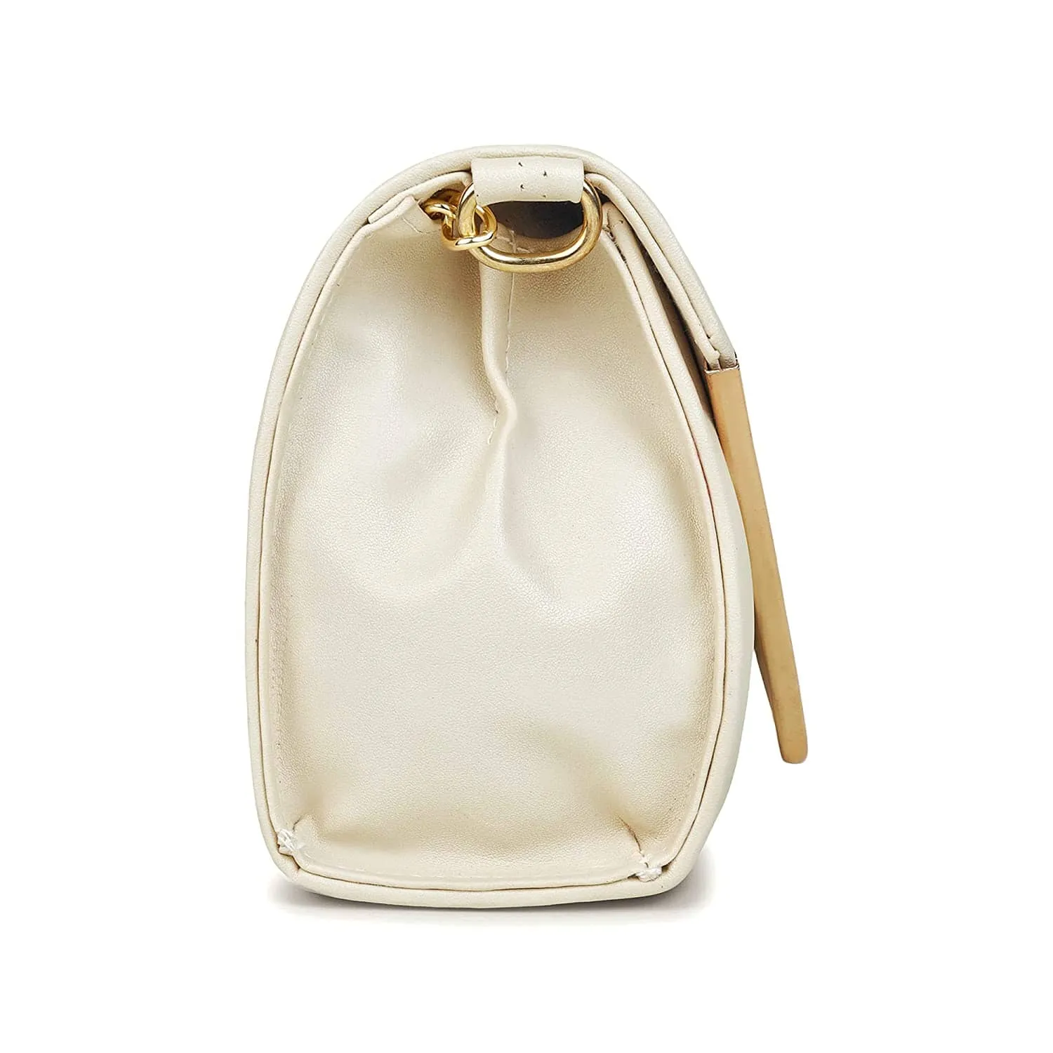 zubstore Crossbody  Off White Colour Slingbag For Womens & Girls